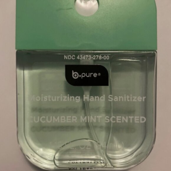 3 B.Pure Moisturizing Hand Sanitizer Coconut Lime, Watermelon, Cucumber Mint, - Picture 4 of 4